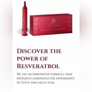 Vino Glow Instant Eye Lift Antioxidant Serum Non Surgical SRP1190 Save H…